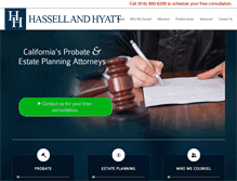 Tablet Screenshot of hassellandhyatt.com